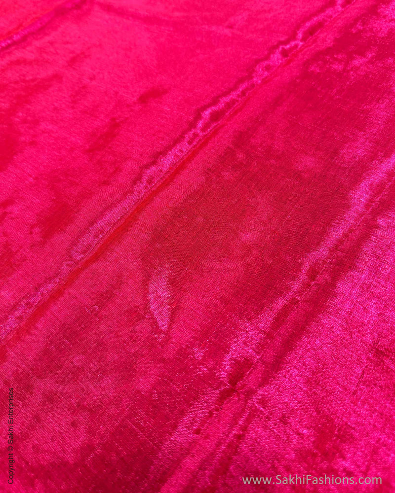 DP-W13911 Pink Tissue Cotton Sari
