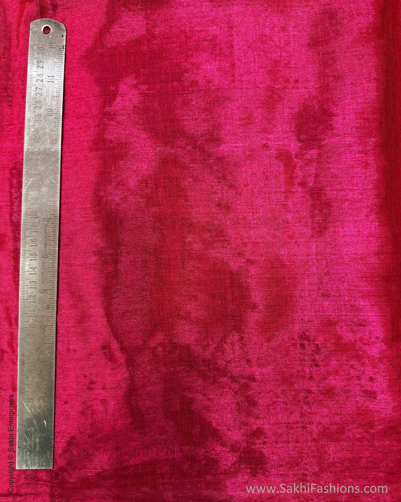 DP-W13911 Pink Tissue Cotton Sari