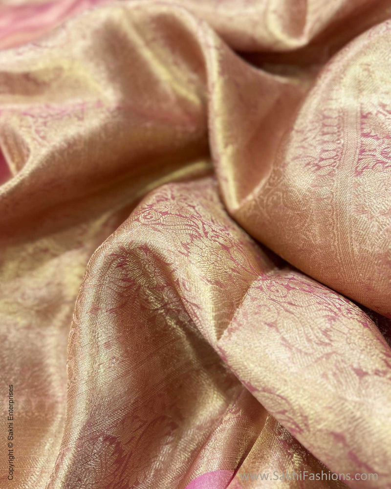 DP-W17753 Pink Tissue Saree