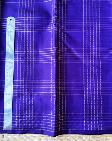 BL-Y08542 Purple Kanchi Blouse