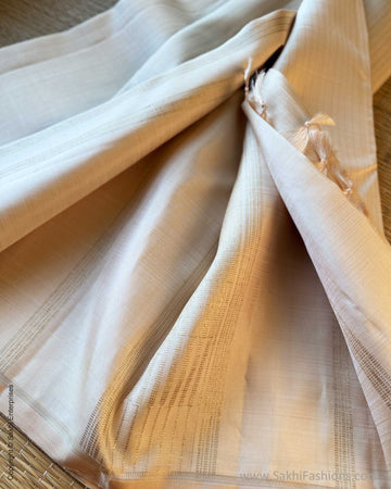 DP-Y08943 Cream Kanchi silk sari