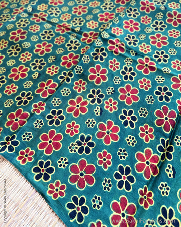 BL-Y10114 Green Ajrakh Blouse