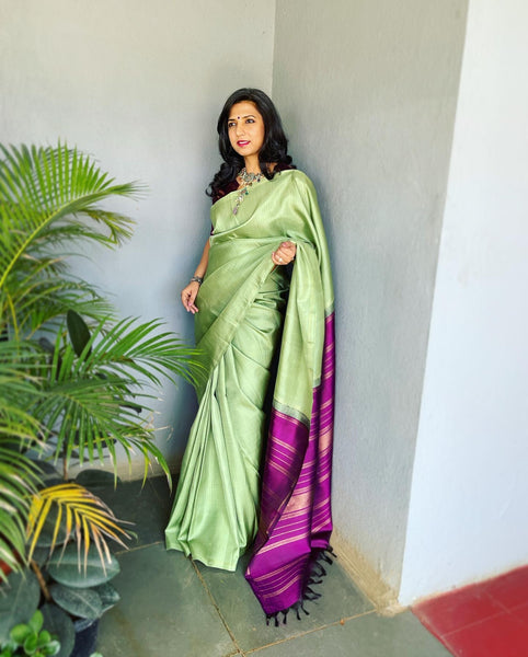 sari Orange Kanchi Silk cross stitch sari | Sakhi Fashions