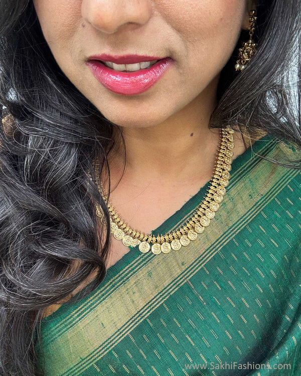 EE-Y04649 Green Rawsilk Sari