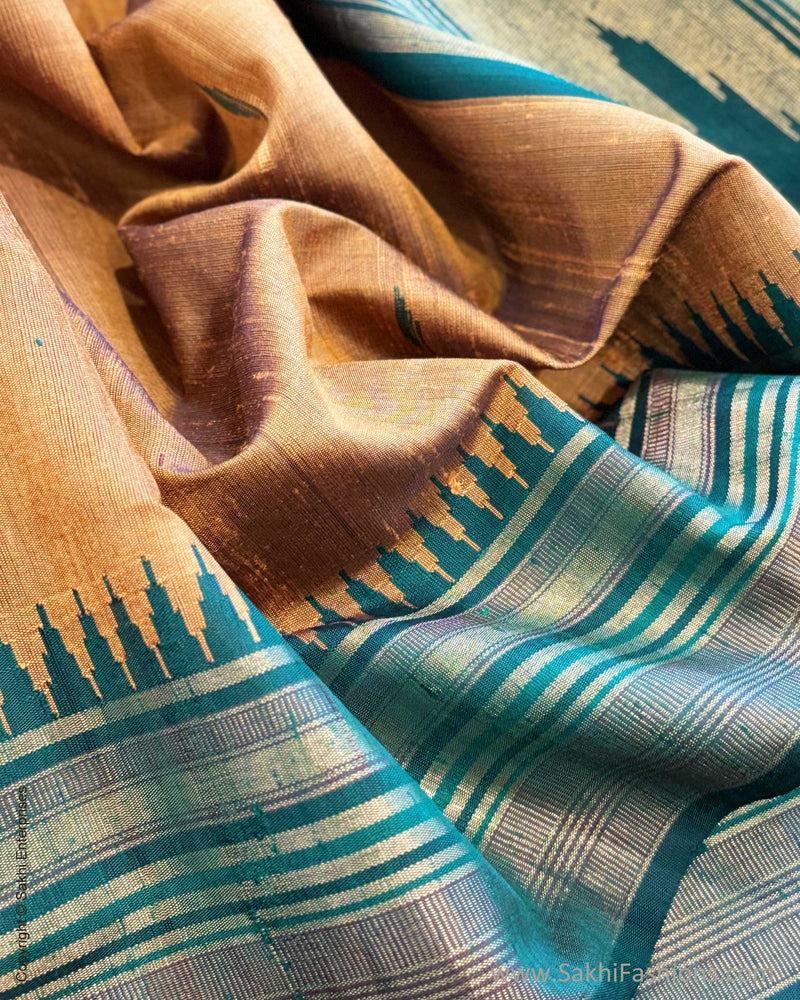 EE-Y04642 Mustard Rawsilk Sari