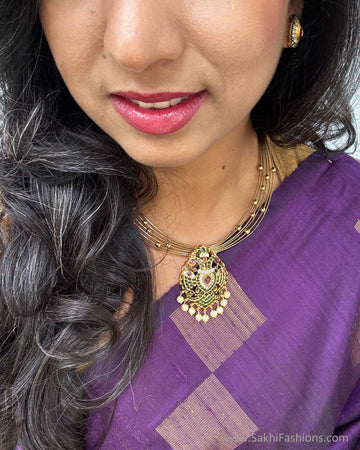 EE-Y04676 Purple Rawsilk sari