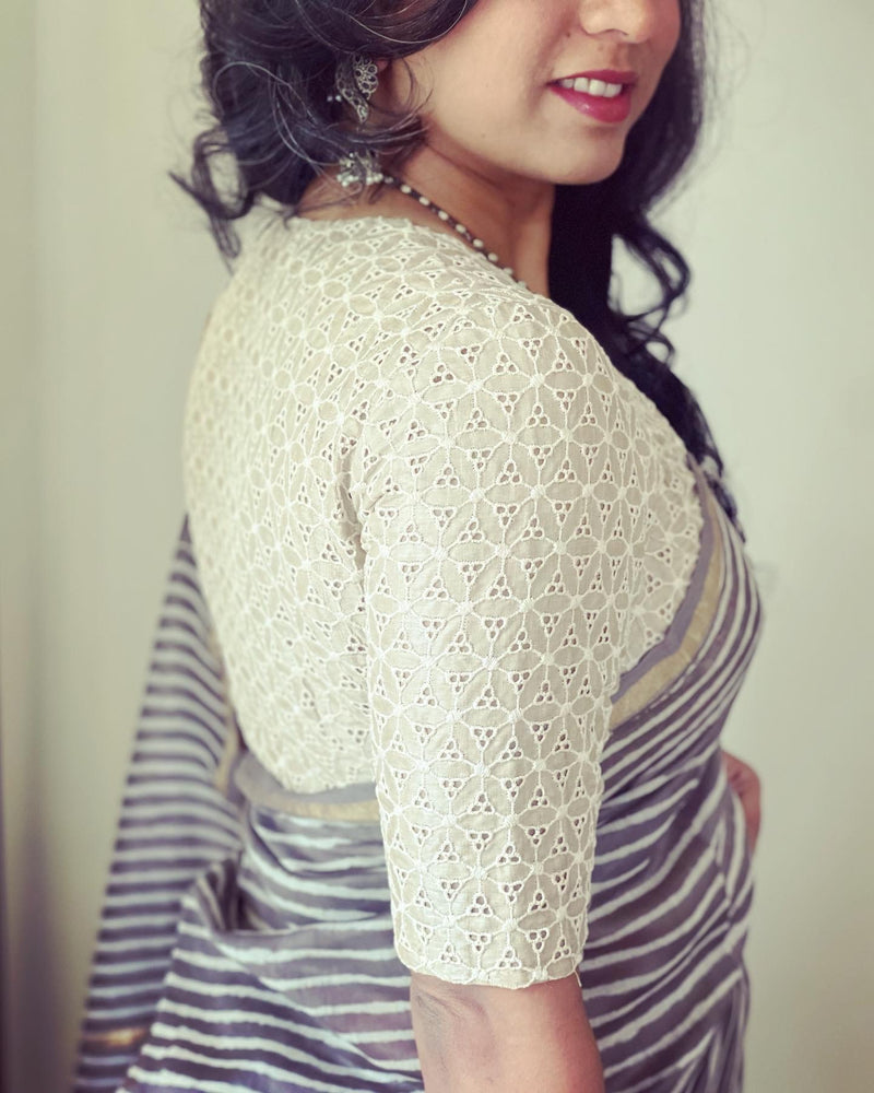 BL-S39063R Tussar Blouse