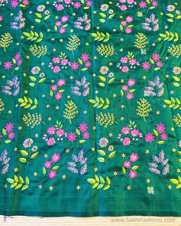 BL-Y05137 Green Kanchi Blouse