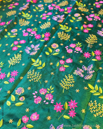 BL-Y05137 Green Kanchi Blouse