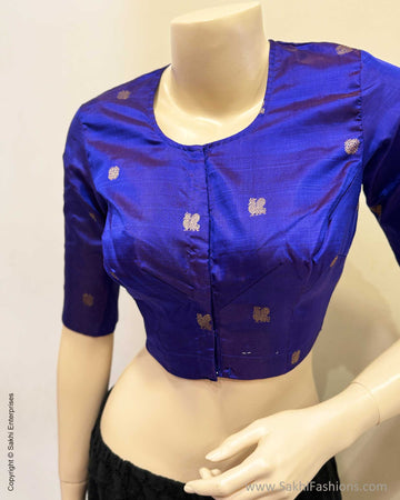 BL-X01264 Blue Kanchi Blouse