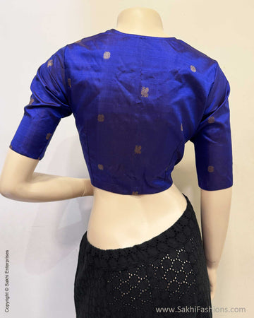 BL-X01264 Blue Kanchi Blouse