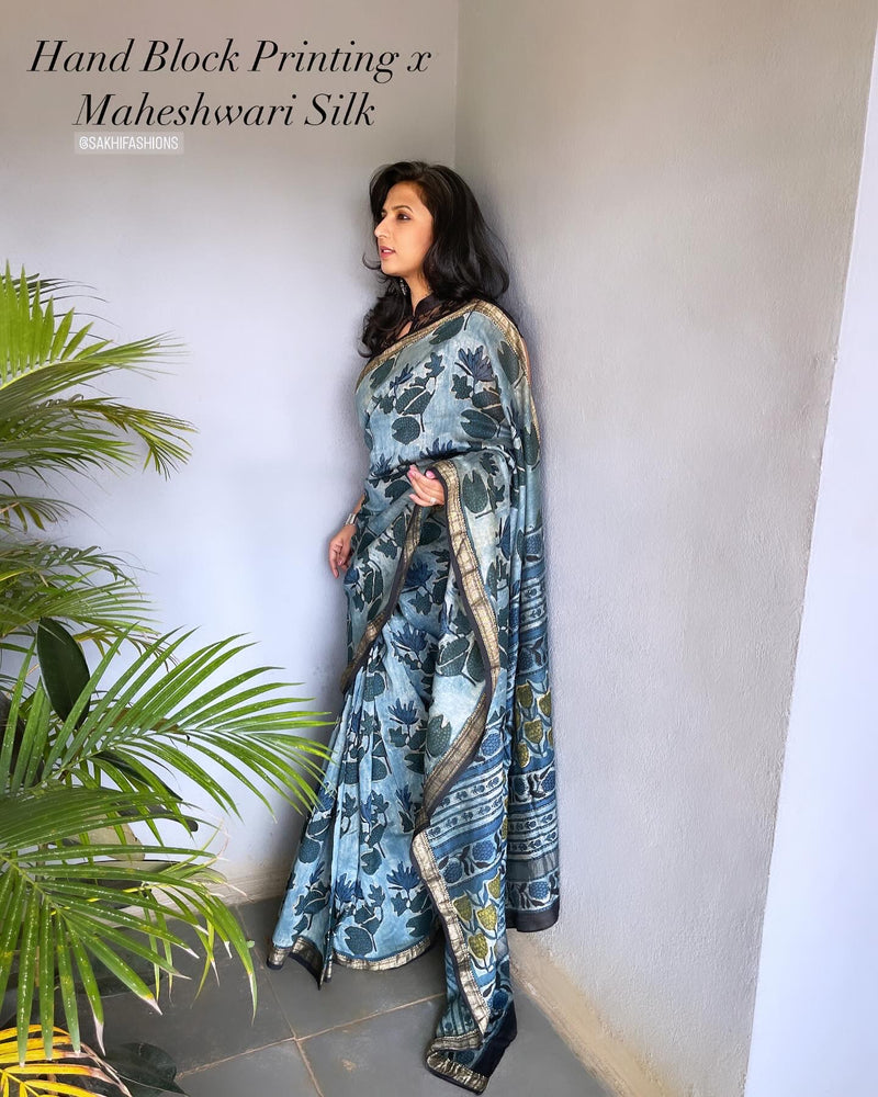 EE-V02796 Indigo Maheshwari