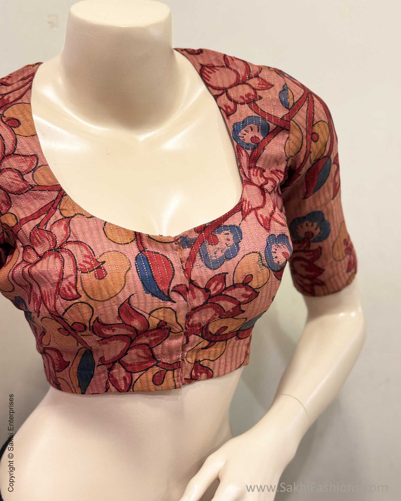 BL-W32065 Kalamkari Kanchi BlouseF