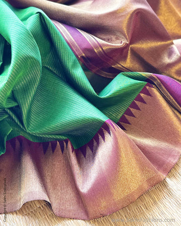DP-Y07181 Green Kanchi Sari