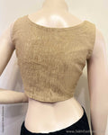 BL-W19023S Gold Tissue Blouse