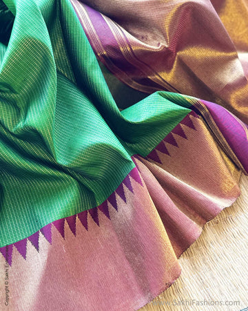 DP-Y07181 Green Kanchi Sari