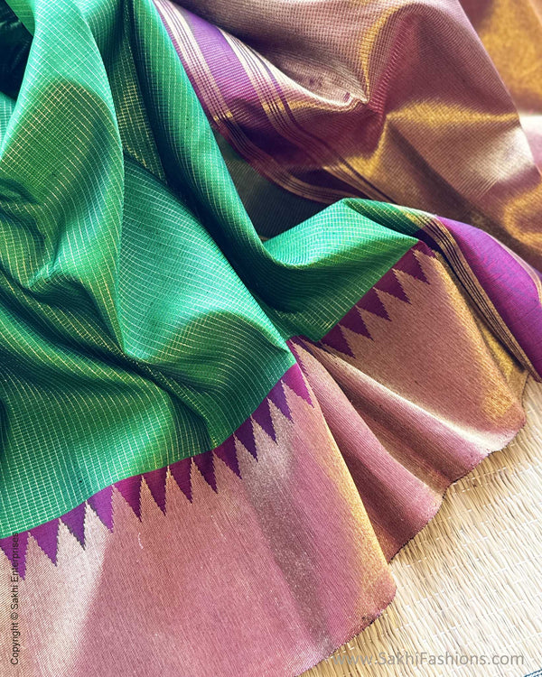 DP-Y07181 Green Kanchi Sari