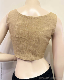 BL-W19023S Gold Tissue Blouse