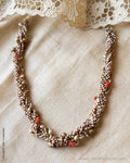 AS-Y07261 Waterfall Pearl necklace