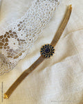 AS-Y12233 Silver Gold choker