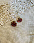 AS-Y12236 Silver Gold Earring