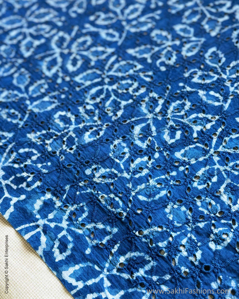 BL-X08664R Blue Hakoba Blouse