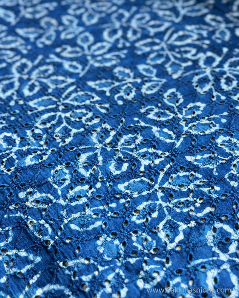 BL-X08664R Blue Hakoba Blouse
