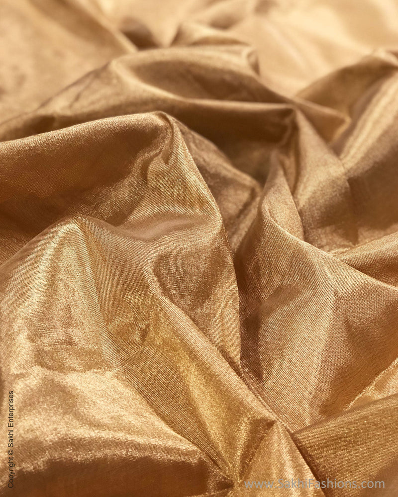 BL-S13104R Gold Tissue Fabric