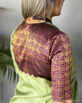 BL-F48078 Plum Kanchi RBlouse