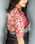 BL-R47013 Red Batik Blouse