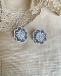 AJ-V15298 Grey stud Earring
