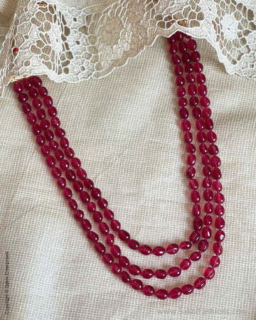 AJ-V11002 Pink Beads