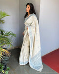 EE-V06836 Silk Embroidered Sari