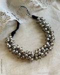 AJ-W00266 Black Brass Necklace