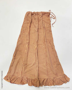 RP-V19064 Red Cotton Frill Petticoat