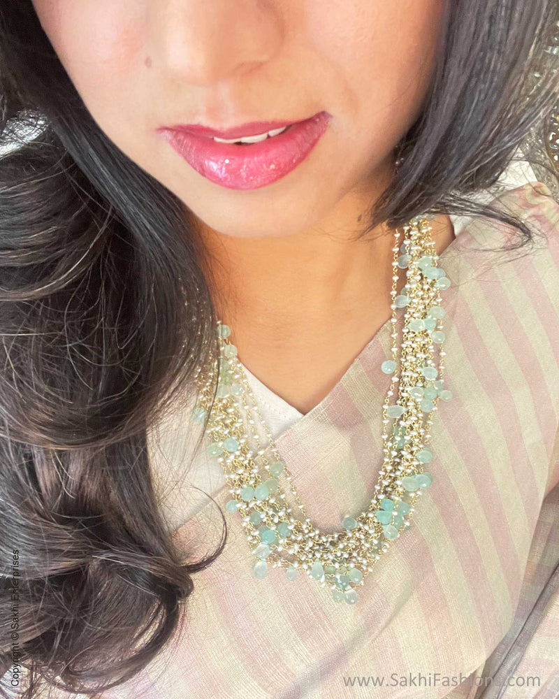EE-W00867 Silver Pink Tissue Chanderi