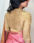 DRBL-W1528 Gold Lace RBlouse