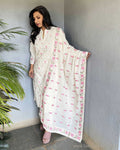 EE-V233122 Cream Floral salwar