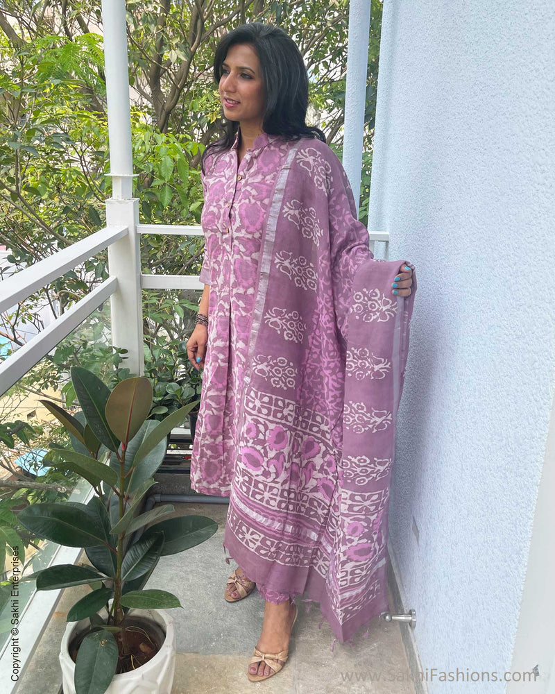 DP-Y02338 Linen Salwar Blue