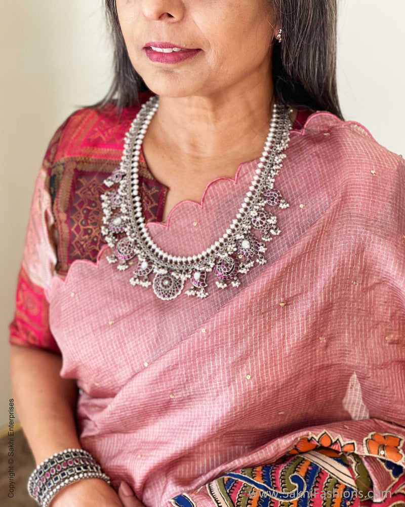 EE-W01181 Kalamkari Tussar Saree