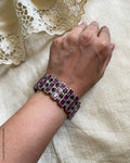 AJ-W00897 Statement Bangle Pink
