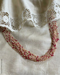 AS-W01025 Pearl Silver Mala