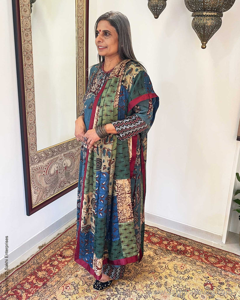 EE-WB02820 Ajrak Modal Co-ord