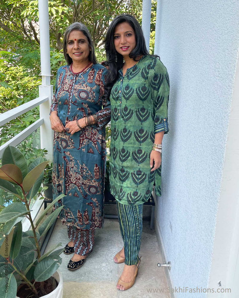 EE-WB02820 Ajrak Modal Co-ord