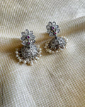 AS-W02987 Silver Jhumka Earring