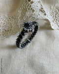 AJ-W03273 Statement Bangle Black