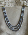 AJ-W04841 Real Grey Pearls