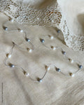 AJ-W04858 White & Grey Pearls