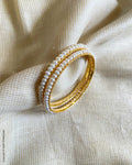 AJ-W04861 Pearl Bangle set