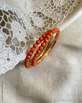 AJ-W04864 Coral Bangle set